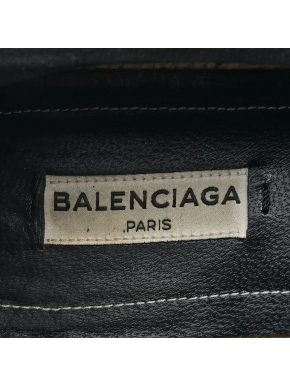 Balenciaga Slip Ons Black Beige Espadrille